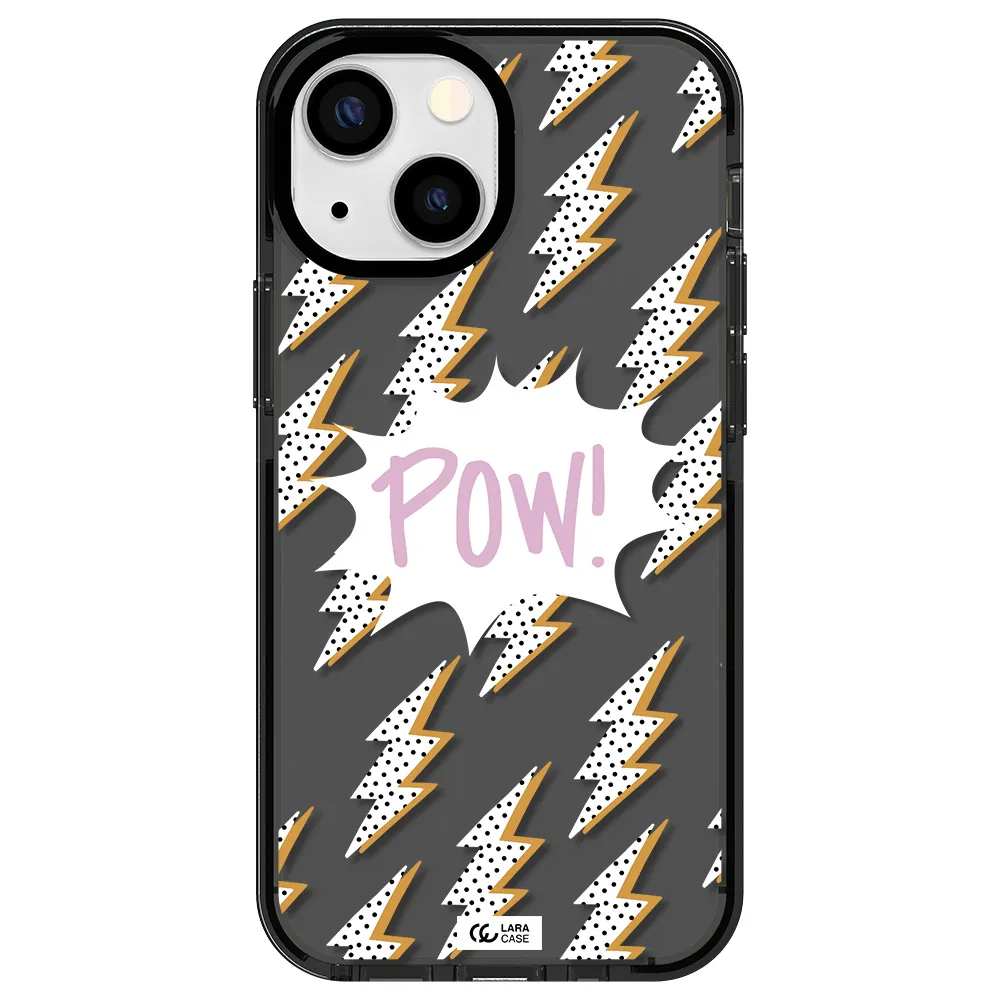 Thunder Apple iPhone 15 impact Smoke Black Case