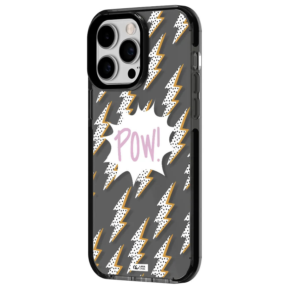 Thunder Apple iPhone 15 Pro impact Smoke Black Case
