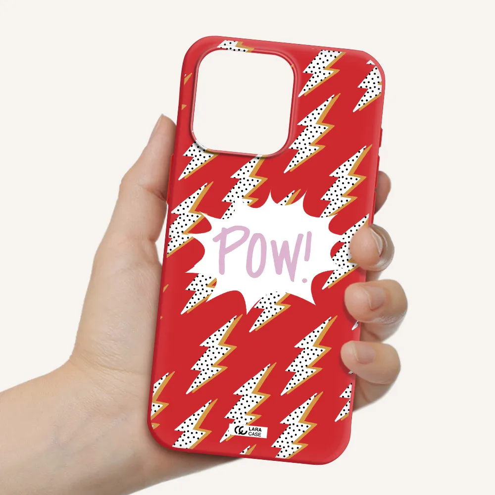 Thunder Apple Iphone 15 Pro Max Silicone Imperial Red Case