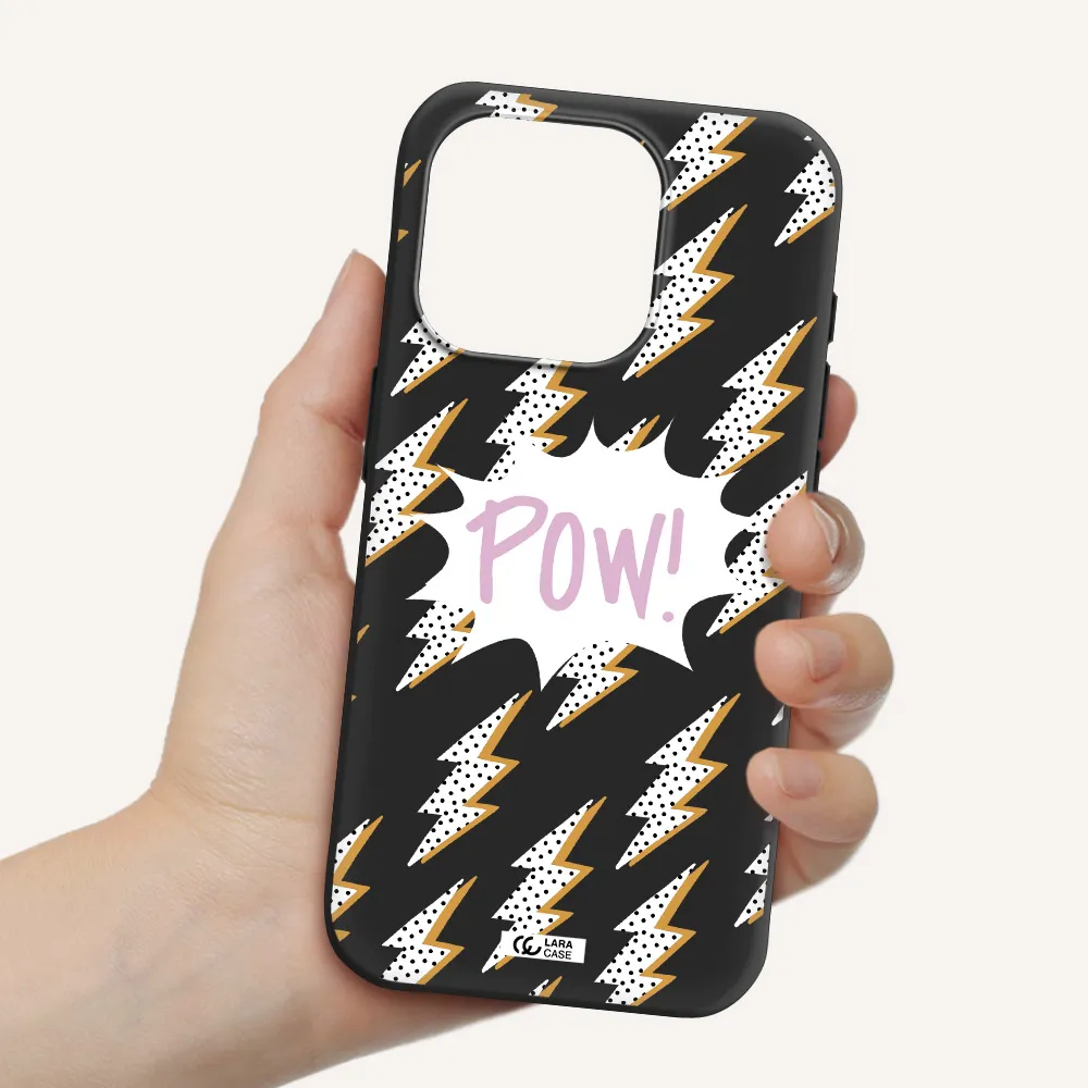 Thunder Apple Iphone 15 Pro Silicone Black Case