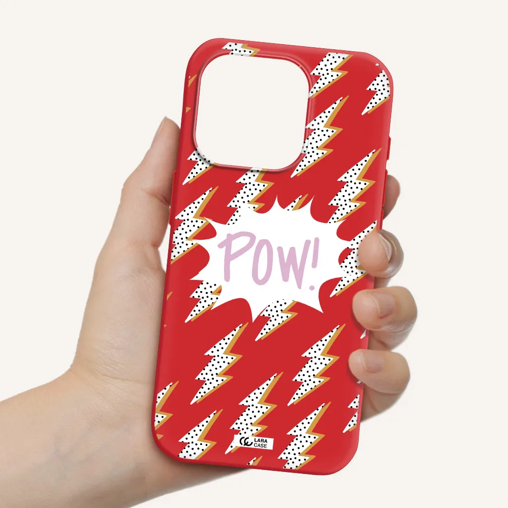 Thunder Apple Iphone 15 Pro Silicone Imperial Red Case