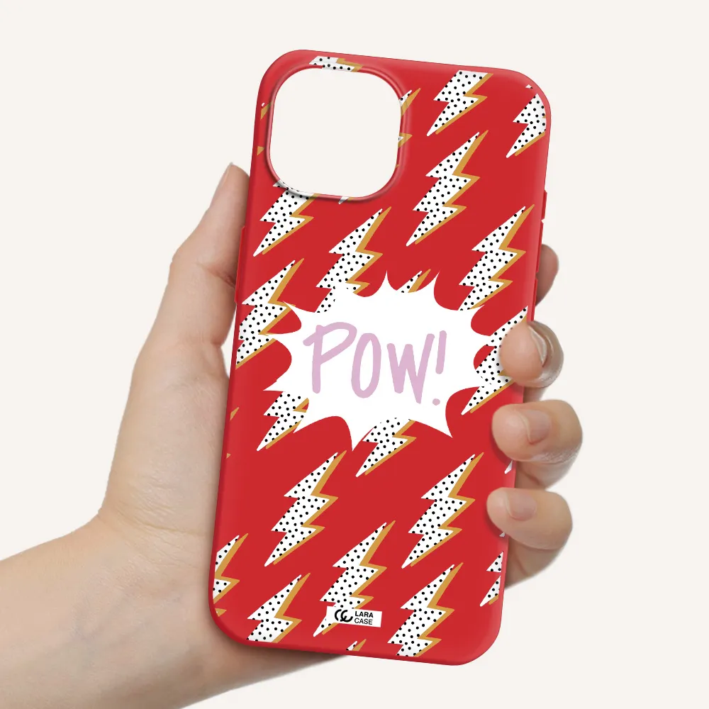 Thunder Apple Iphone 15 Silicone Imperial Red Case