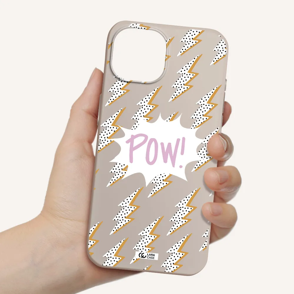 Thunder Apple iPhone 15 Silicone Stone Case