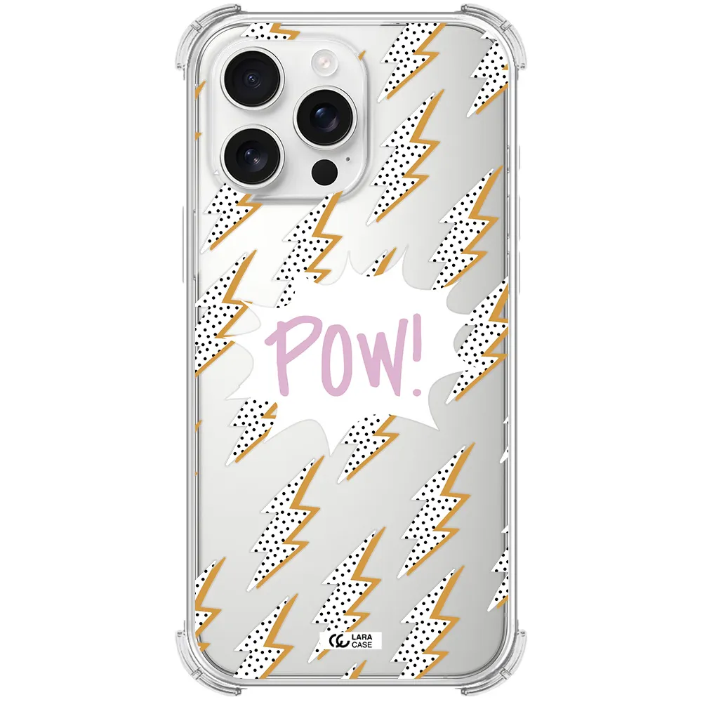 Thunder Apple Iphone 16 Pro Max Clear Pc Case