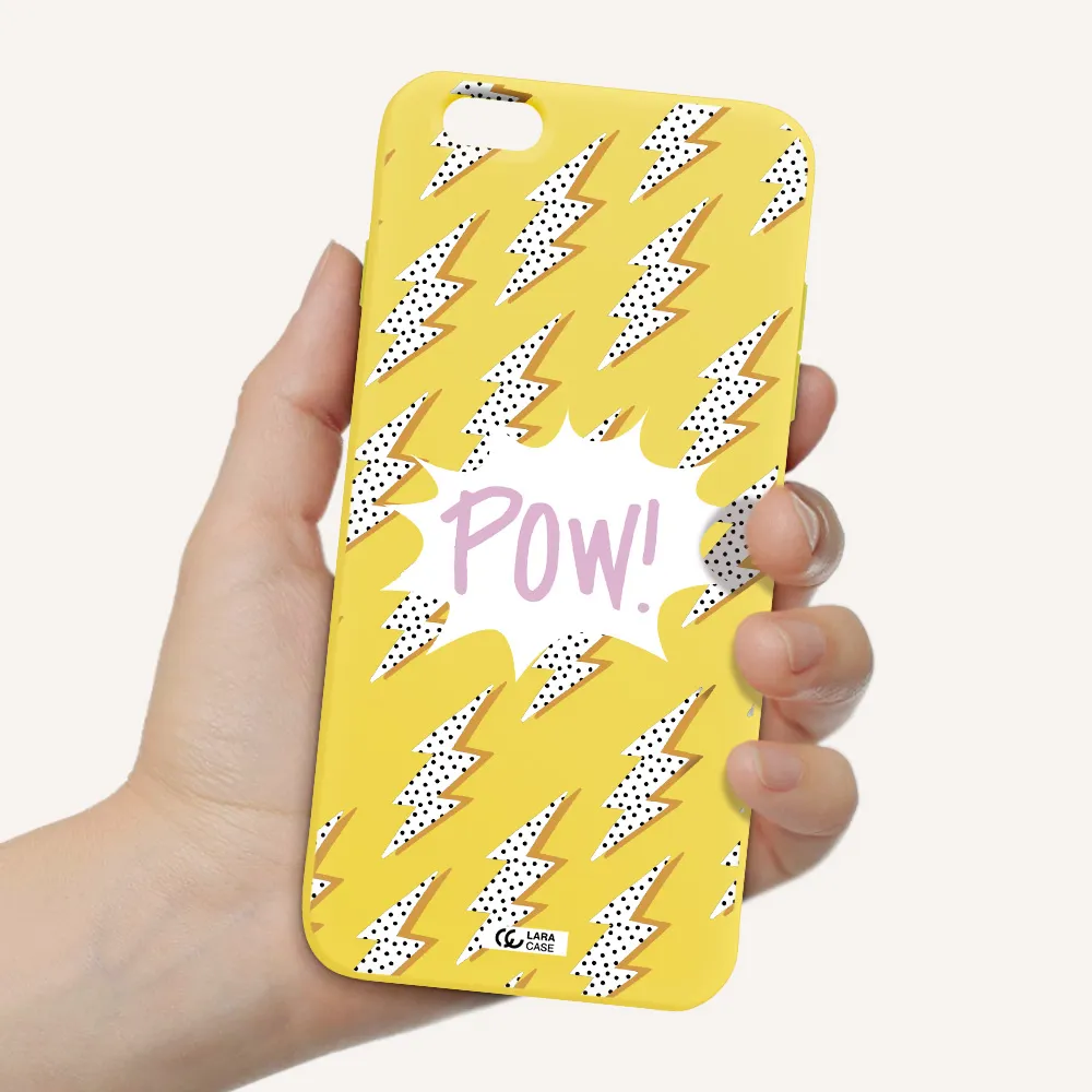 Thunder Apple iPhone 6 plus Silicone canary yellow Case