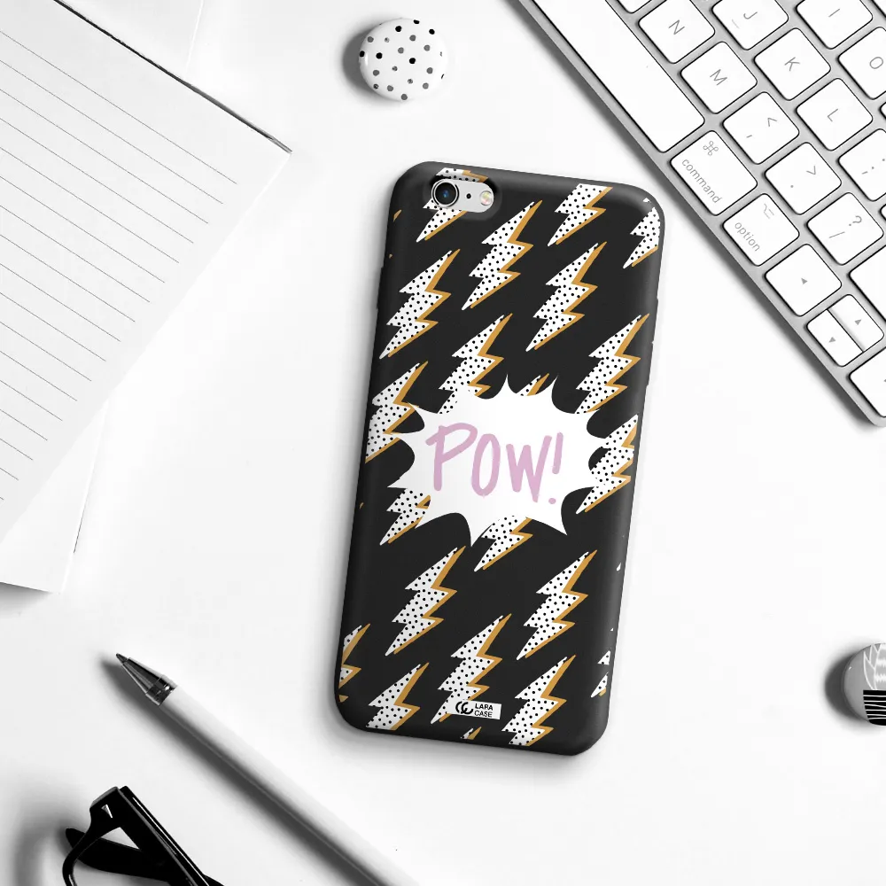 Thunder Apple iPhone 6 s plus Silicone black Case