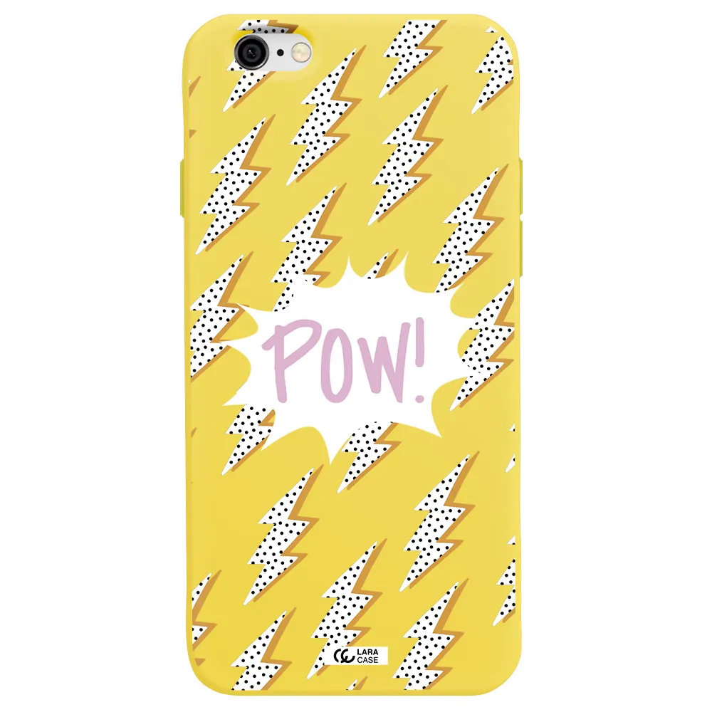 Thunder Apple iPhone 6 Silicone canary yellow Case