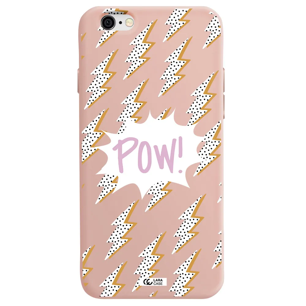 Thunder Apple iPhone 6 Silicone pastel pink Case