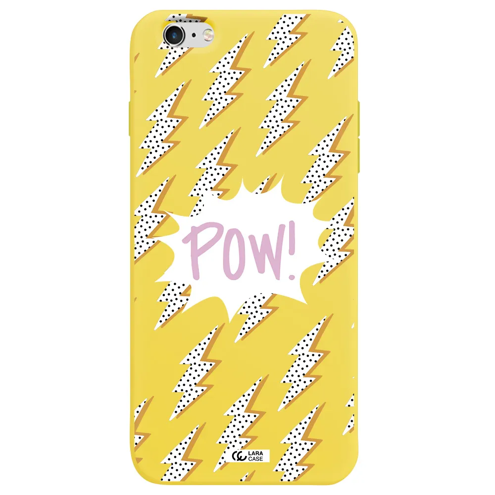 Thunder Apple iPhone 6S Silicone canary yellow Case