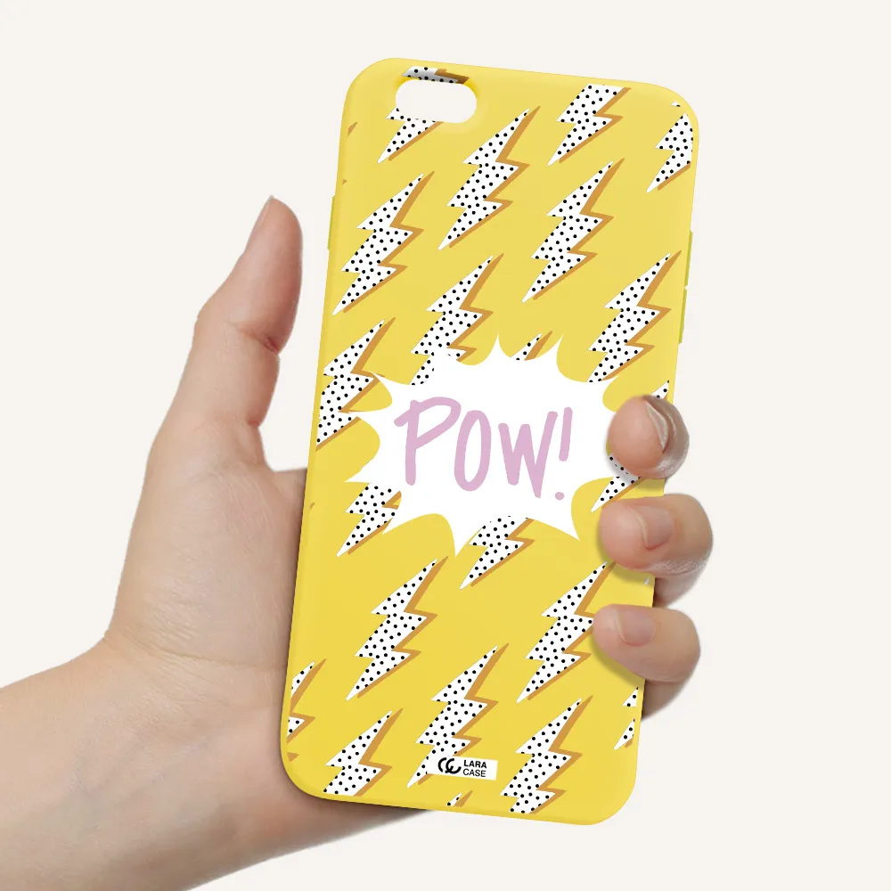 Thunder Apple iPhone 6S Silicone canary yellow Case