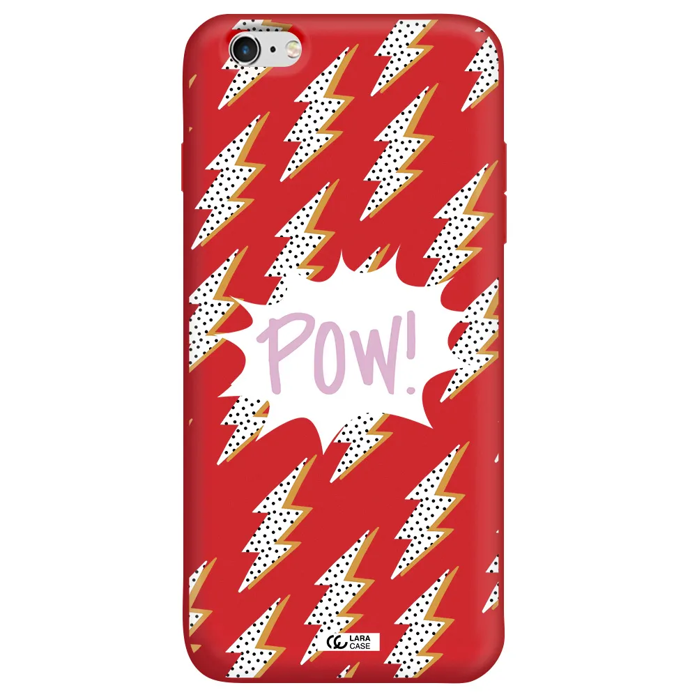 Thunder Apple iPhone 6S Silicone Imperial Red Case