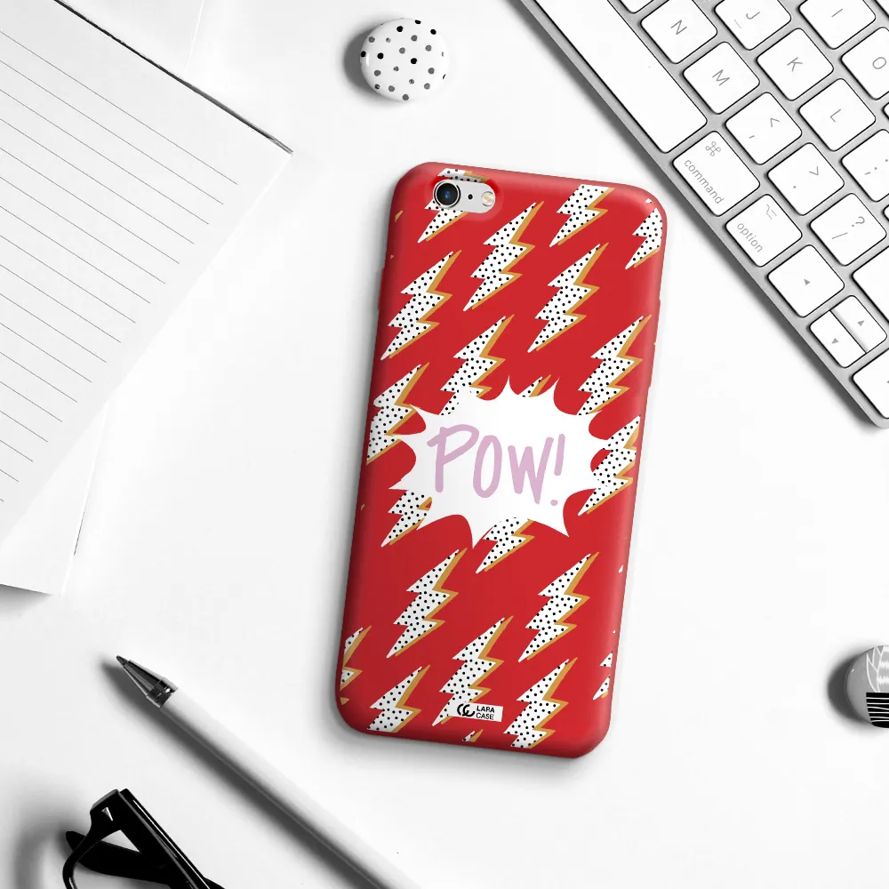 Thunder Apple iPhone 6S Silicone Imperial Red Case