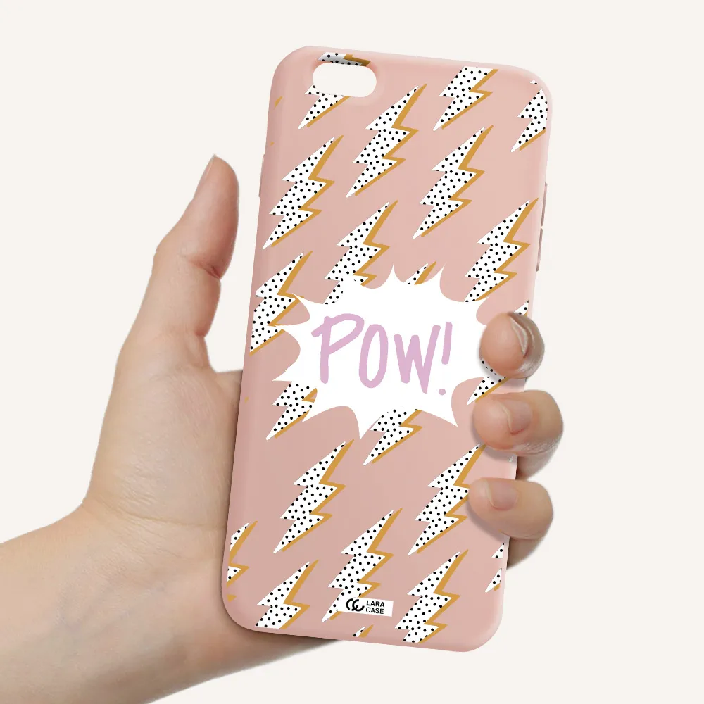 Thunder Apple iPhone 6S Silicone pastel pink Case