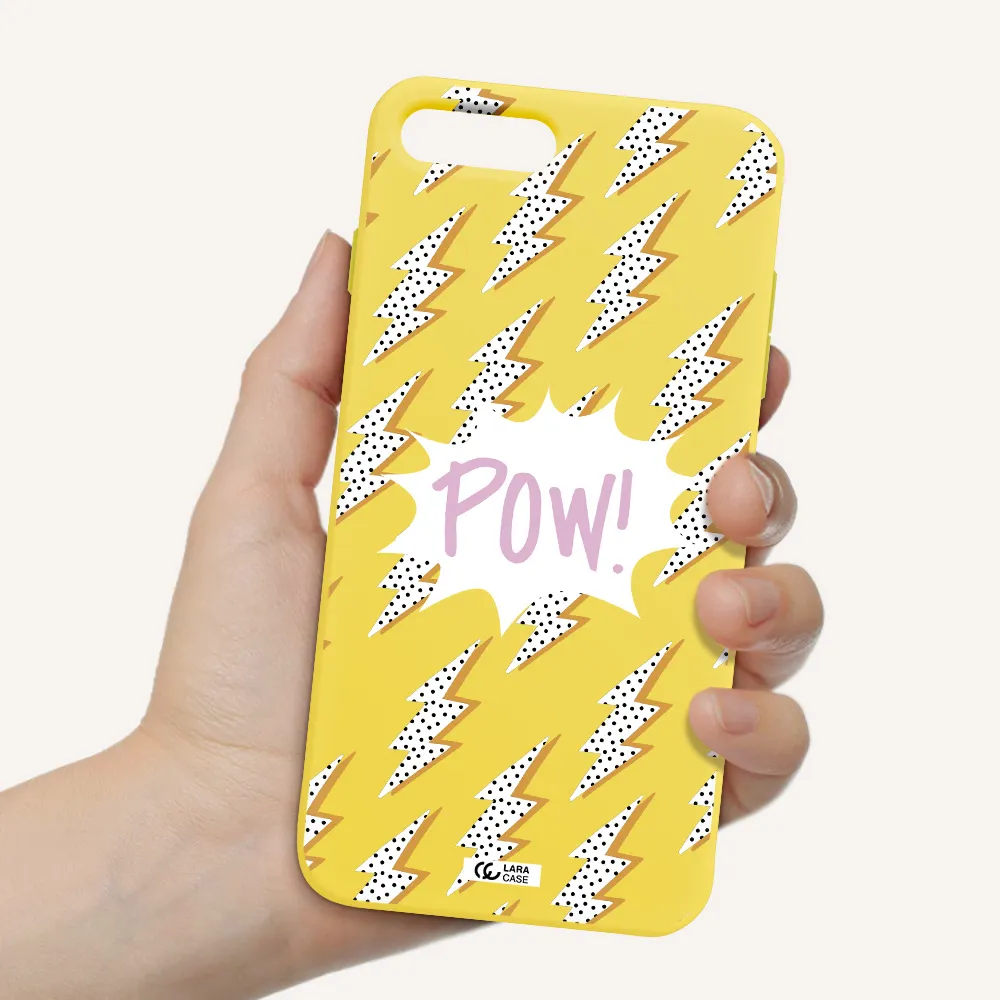 Thunder Apple iPhone 7 plus Silicone canary yellow Case