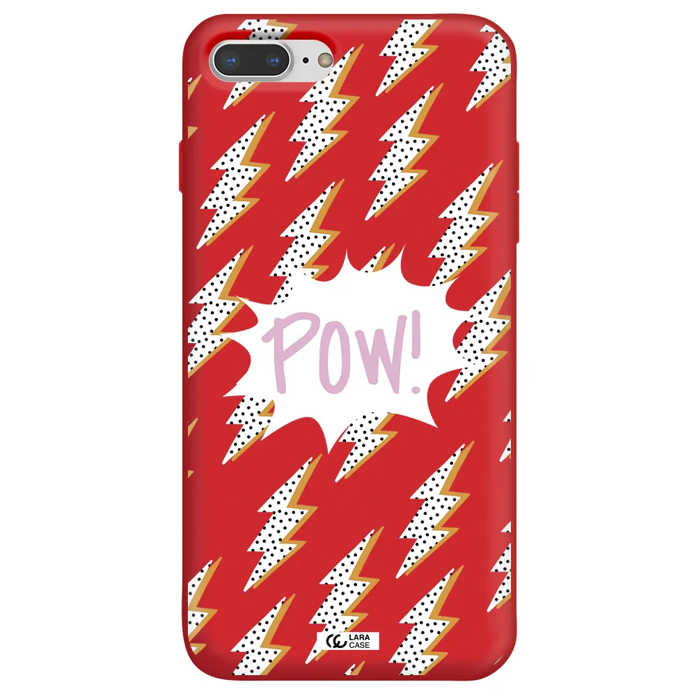 Thunder Apple iPhone 7 plus Silicone Imperial Red Case