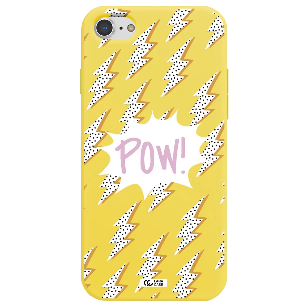 Thunder Apple iPhone 7 Silicone canary yellow Case