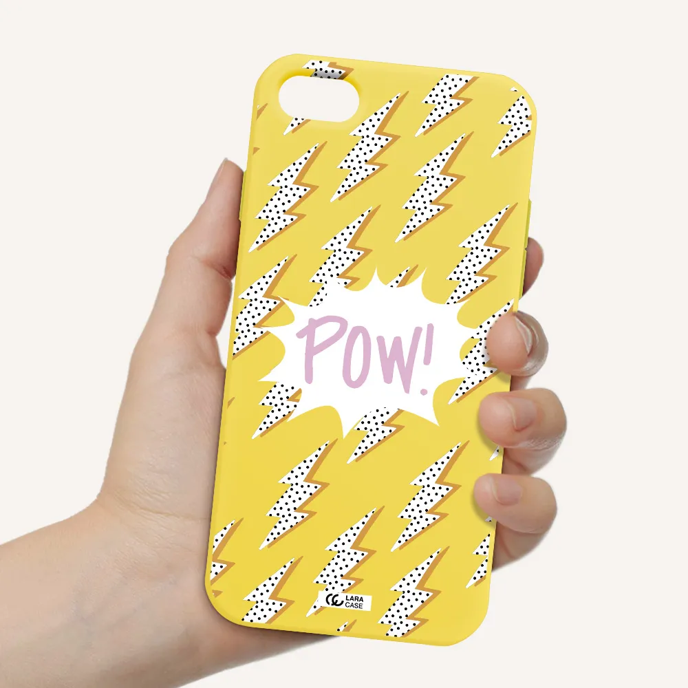 Thunder Apple iPhone 7 Silicone canary yellow Case