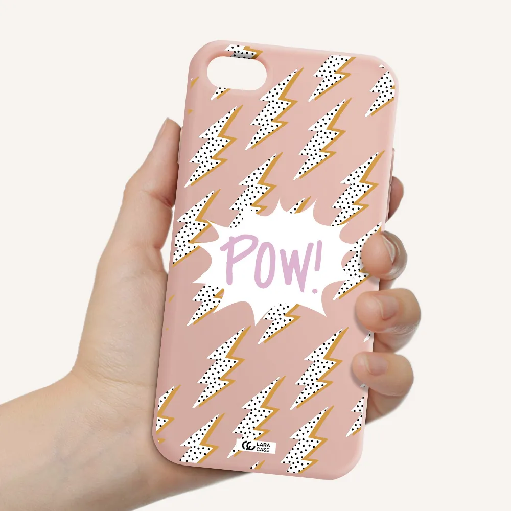 Thunder Apple iPhone 7 Silicone pastel pink Case