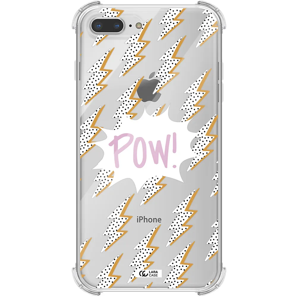 Thunder Apple iPhone 8 plus Clear PC Case