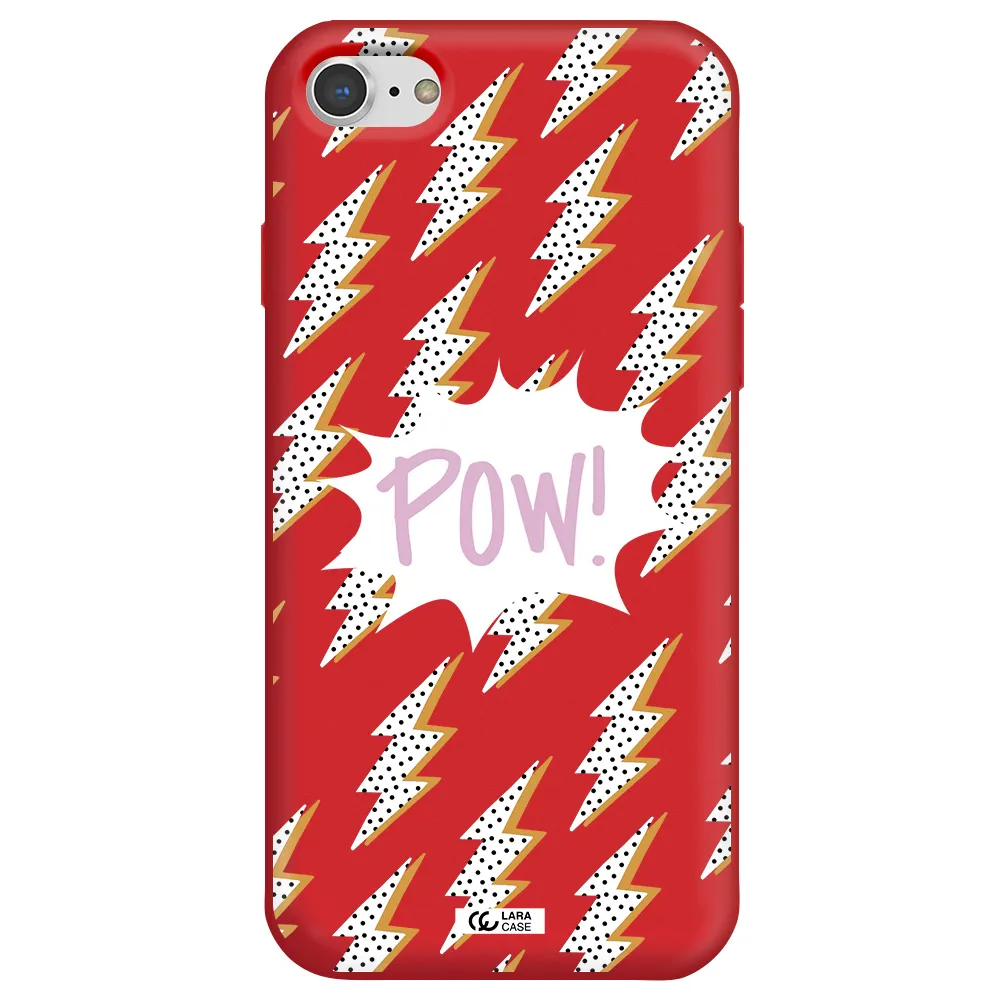 Thunder Apple iPhone 8 Silicone Imperial Red Case