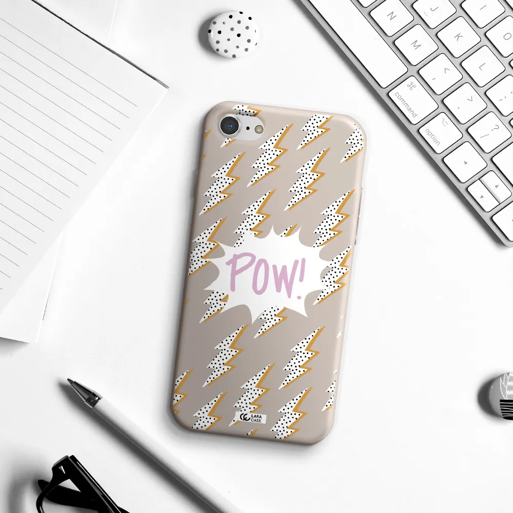 Thunder Apple iPhone 8 Silicone Stone Case