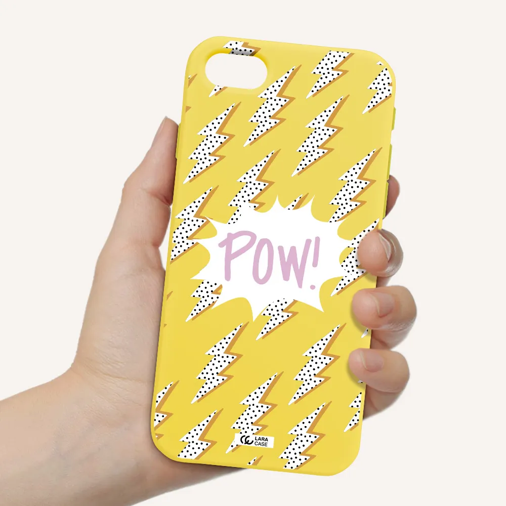 Thunder Apple iPhone se 2020 Silicone canary yellow Case