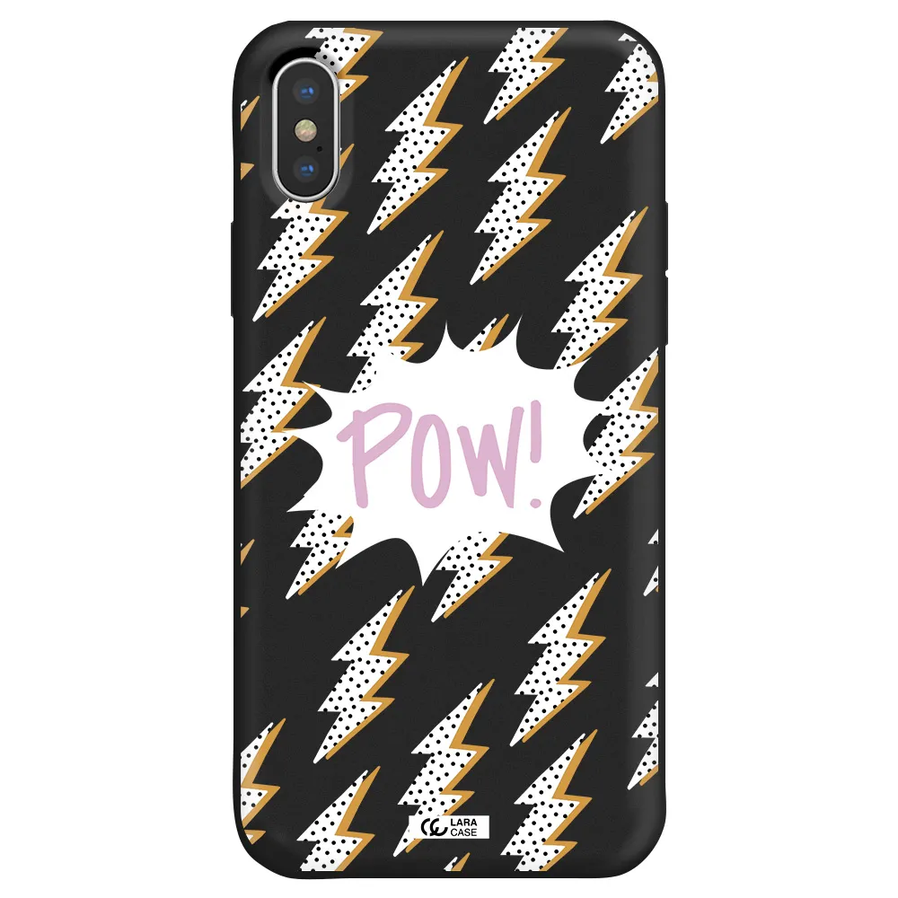 Thunder Apple iPhone X Silicone black Case