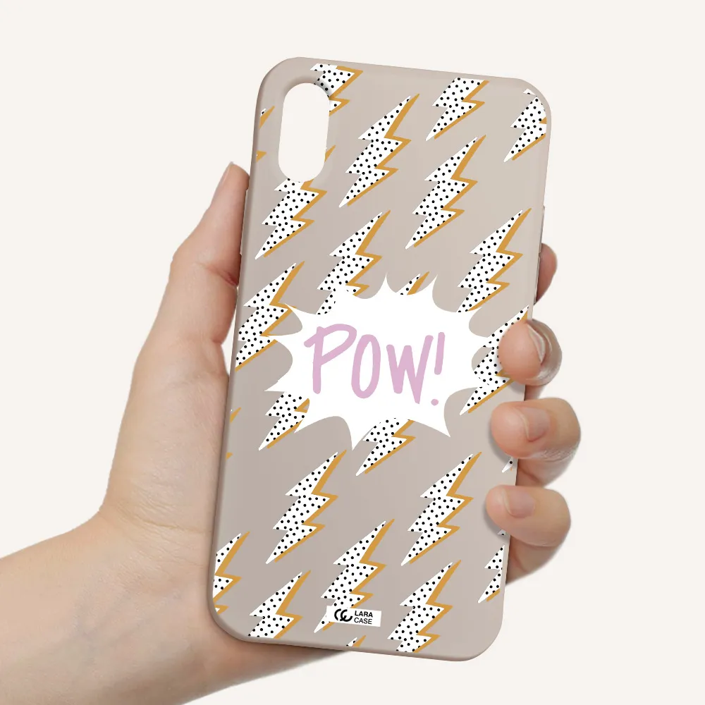 Thunder Apple iPhone X Silicone Stone Case