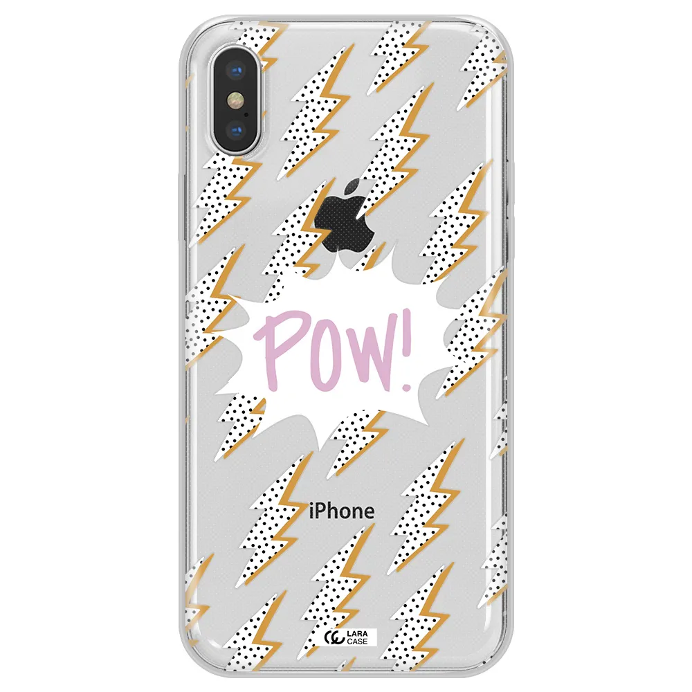 Thunder Apple iPhone XS Clear TPU Case