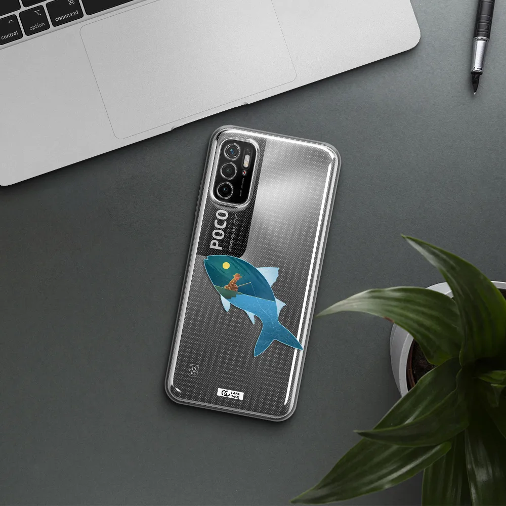 A Fish With A Man Fishing Xiaomi Poco M4 Pro 5G Clear Tpu Case
