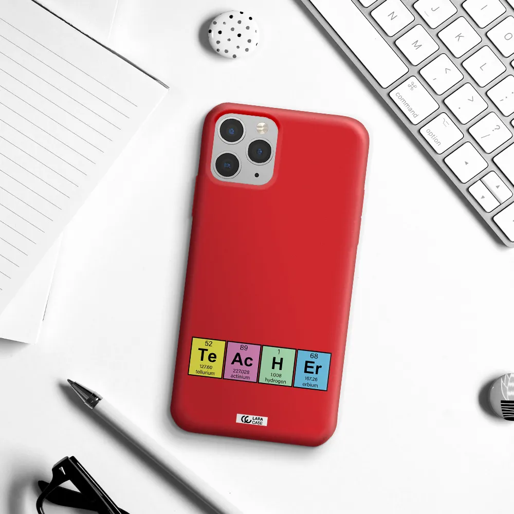 a screenshot of a cell phone Apple iPhone 11 pro Silicone Imperial Red Case