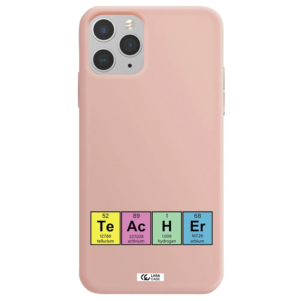 a screenshot of a cell phone Apple iPhone 11 pro Silicone pastel pink Case