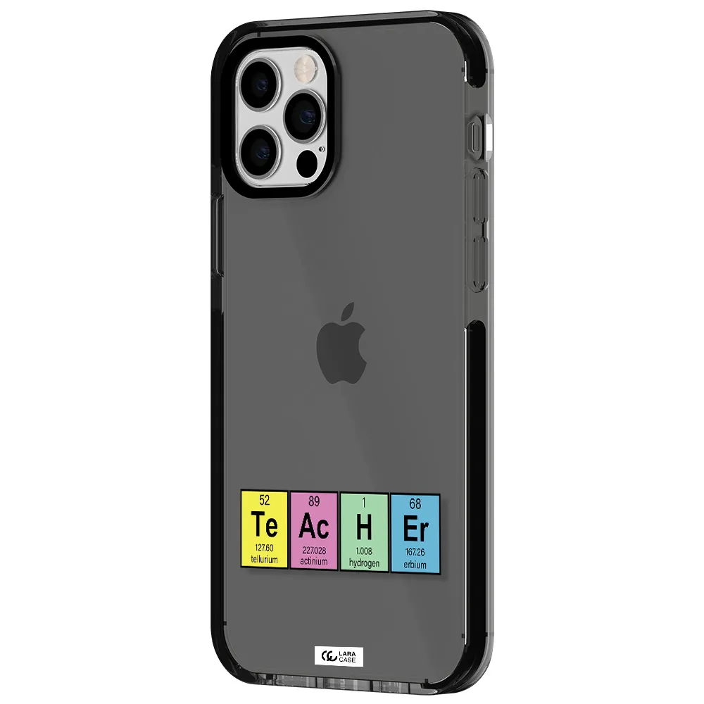 a screenshot of a cell phone Apple iPhone 12 pro impact Smoke Black Case