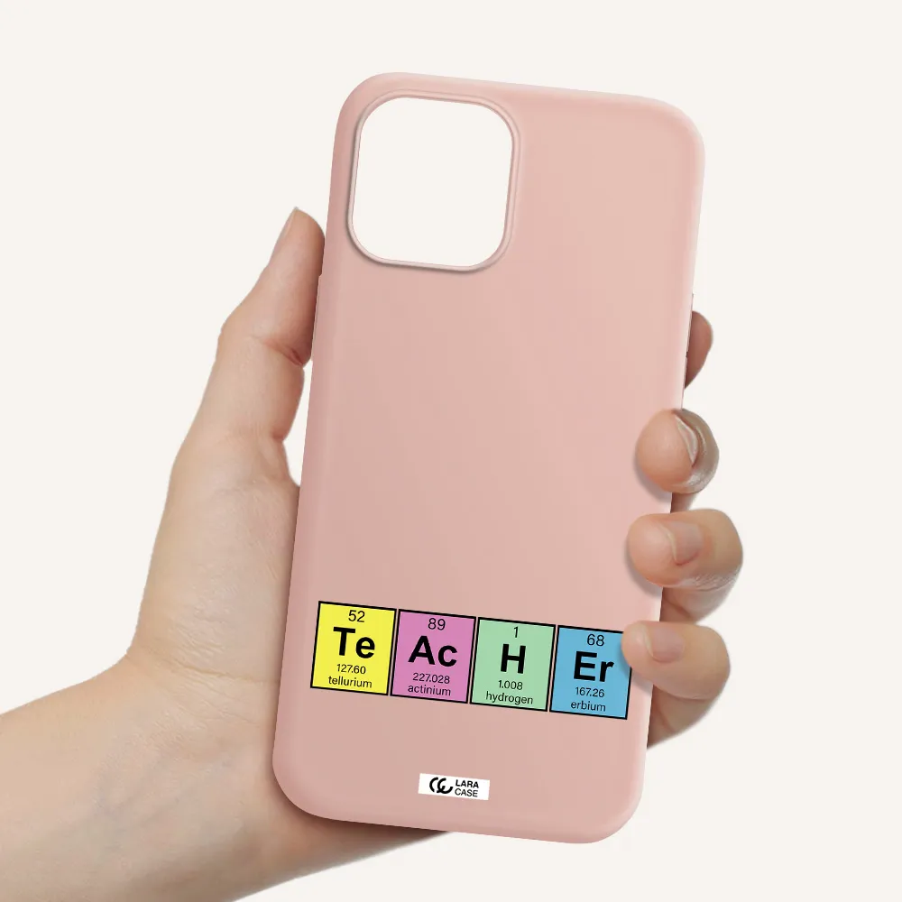 a screenshot of a cell phone Apple iPhone 12 pro max Silicone pastel pink Case