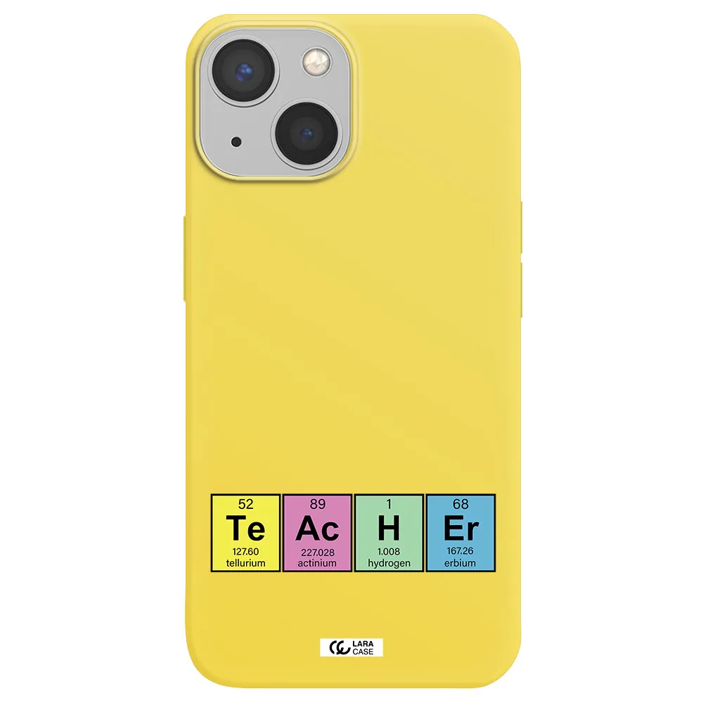 a screenshot of a cell phone Apple iPhone 13 mini Silicone canary yellow Case