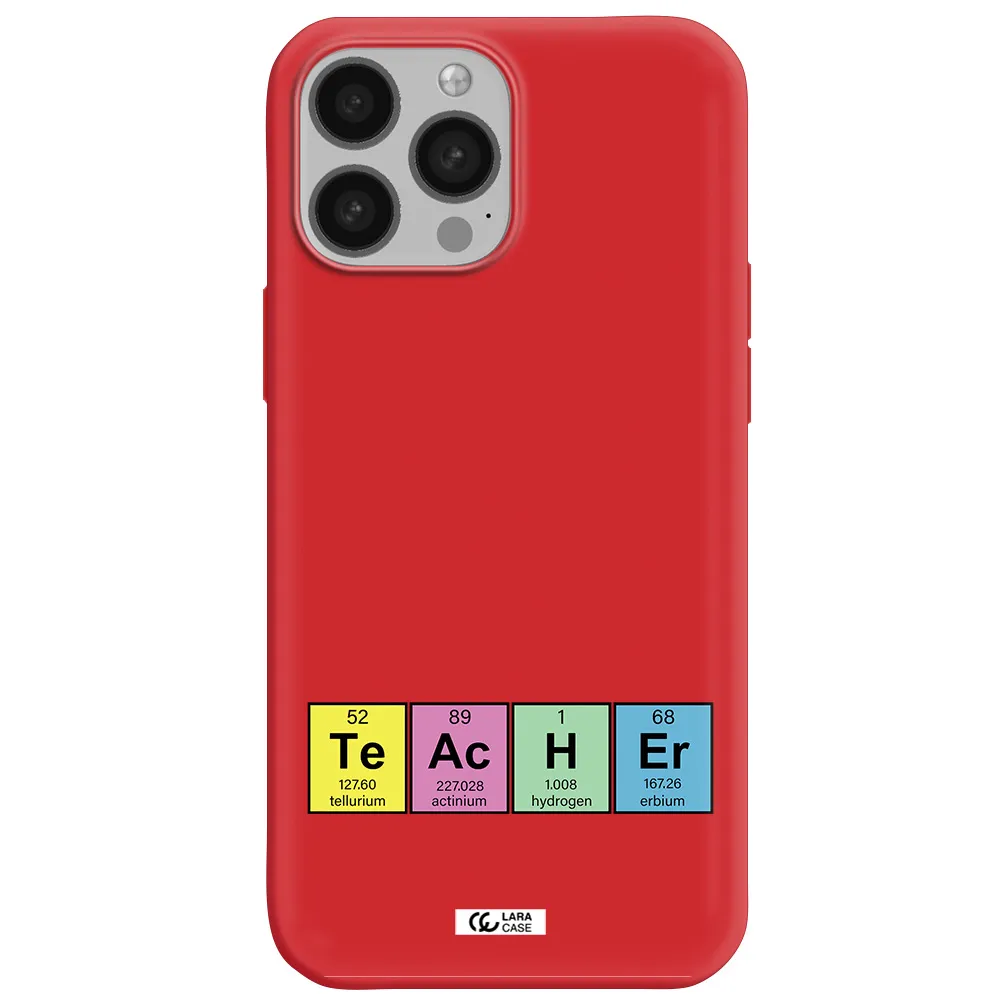 a screenshot of a cell phone Apple iPhone 13 Pro Silicone Imperial Red Case
