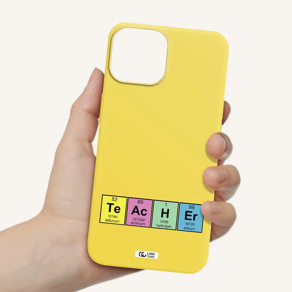 a screenshot of a cell phone Apple iPhone 13 Silicone canary yellow Case