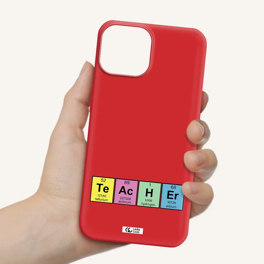 a screenshot of a cell phone Apple iPhone 13 Silicone Imperial Red Case