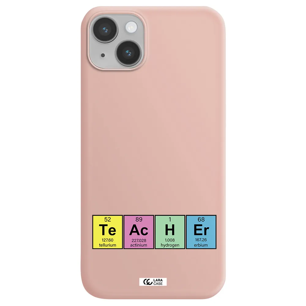 a screenshot of a cell phone Apple iPhone 14 plus Silicone pastel pink Case