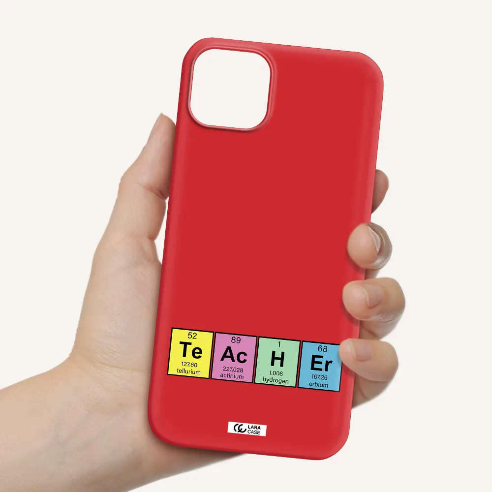 a screenshot of a cell phone Apple iPhone 14 Silicone Imperial Red Case