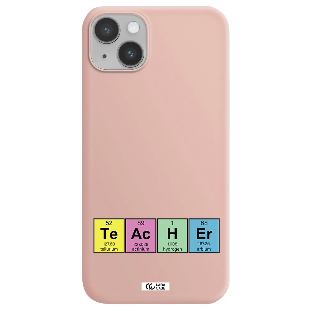 a screenshot of a cell phone Apple iPhone 14 Silicone pastel pink Case