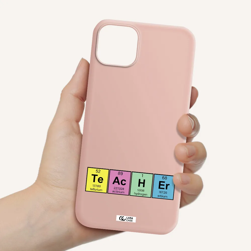 a screenshot of a cell phone Apple iPhone 14 Silicone pastel pink Case