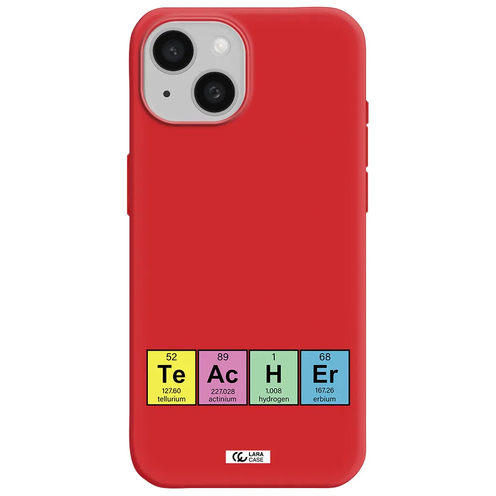 A Screenshot Of A Cell Phone Apple Iphone 15 Silicone Imperial Red Case