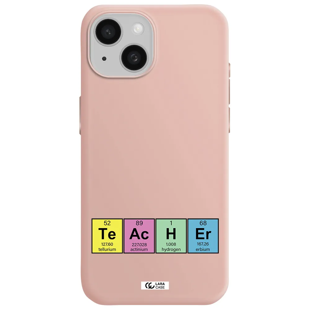 A Screenshot Of A Cell Phone Apple Iphone 15 Silicone Pastel Pink Case