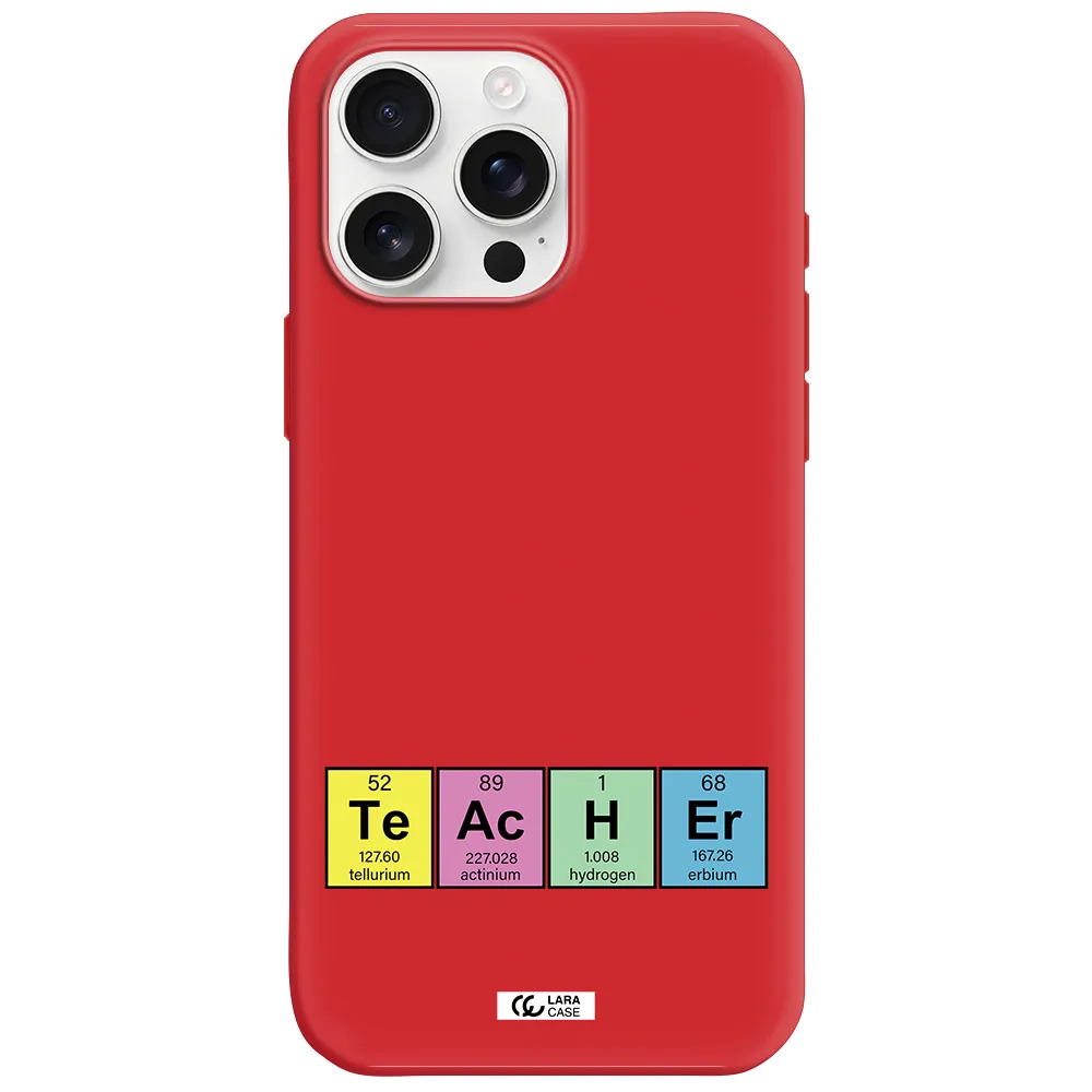 A Screenshot Of A Cell Phone Apple Iphone 16 Pro Max Silicone Imperial Red Case