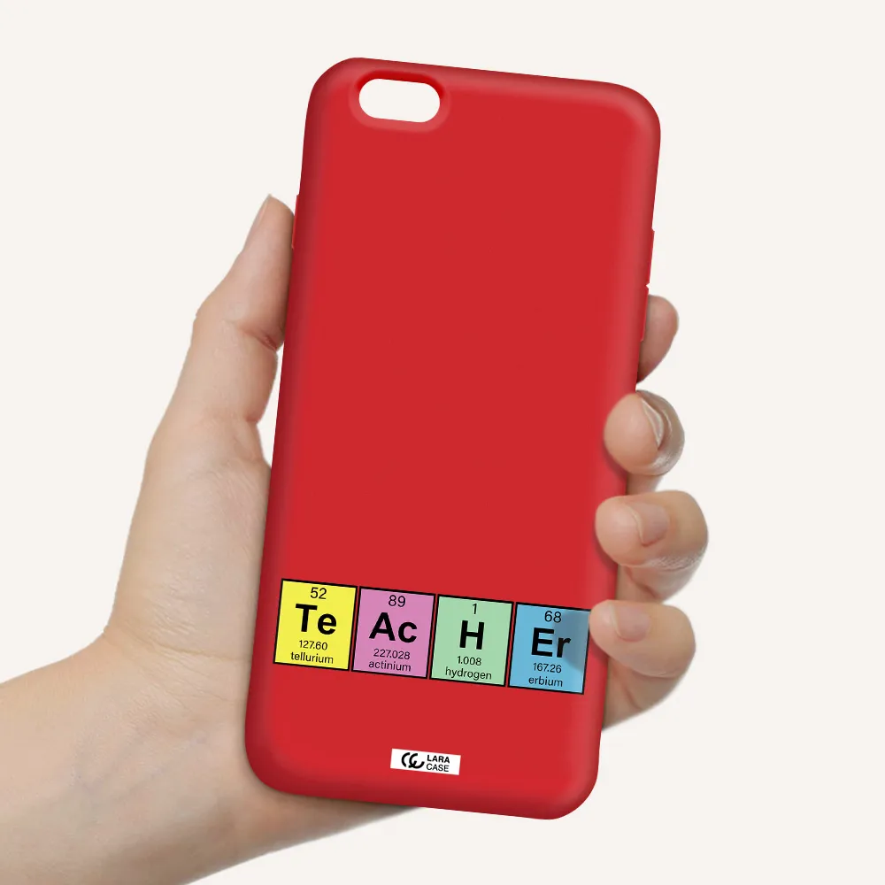 a screenshot of a cell phone Apple iPhone 6 plus Silicone Imperial Red Case