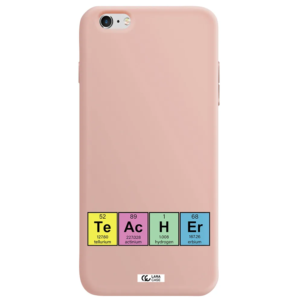 a screenshot of a cell phone Apple iPhone 6 plus Silicone pastel pink Case