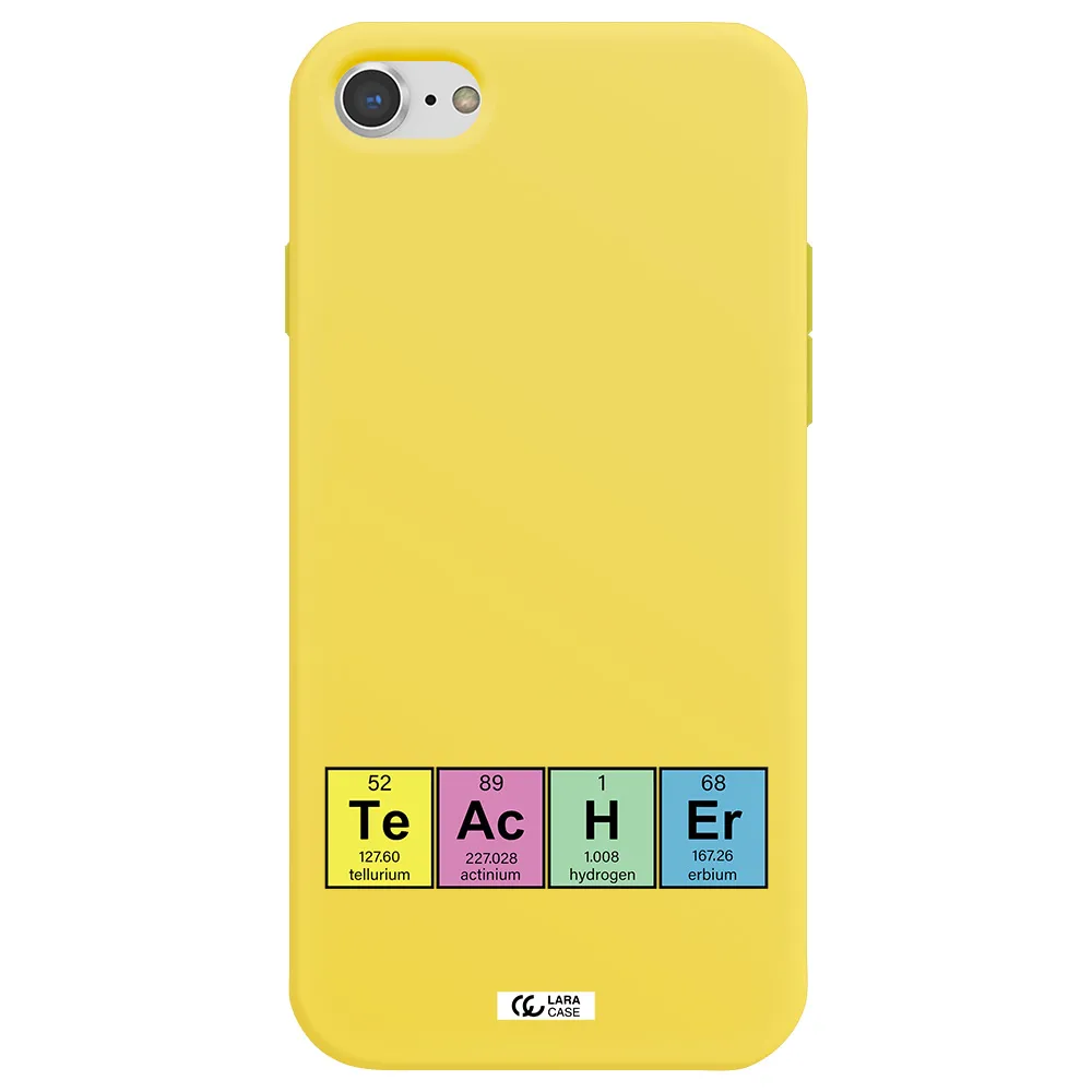 a screenshot of a cell phone Apple iPhone 7 Silicone canary yellow Case