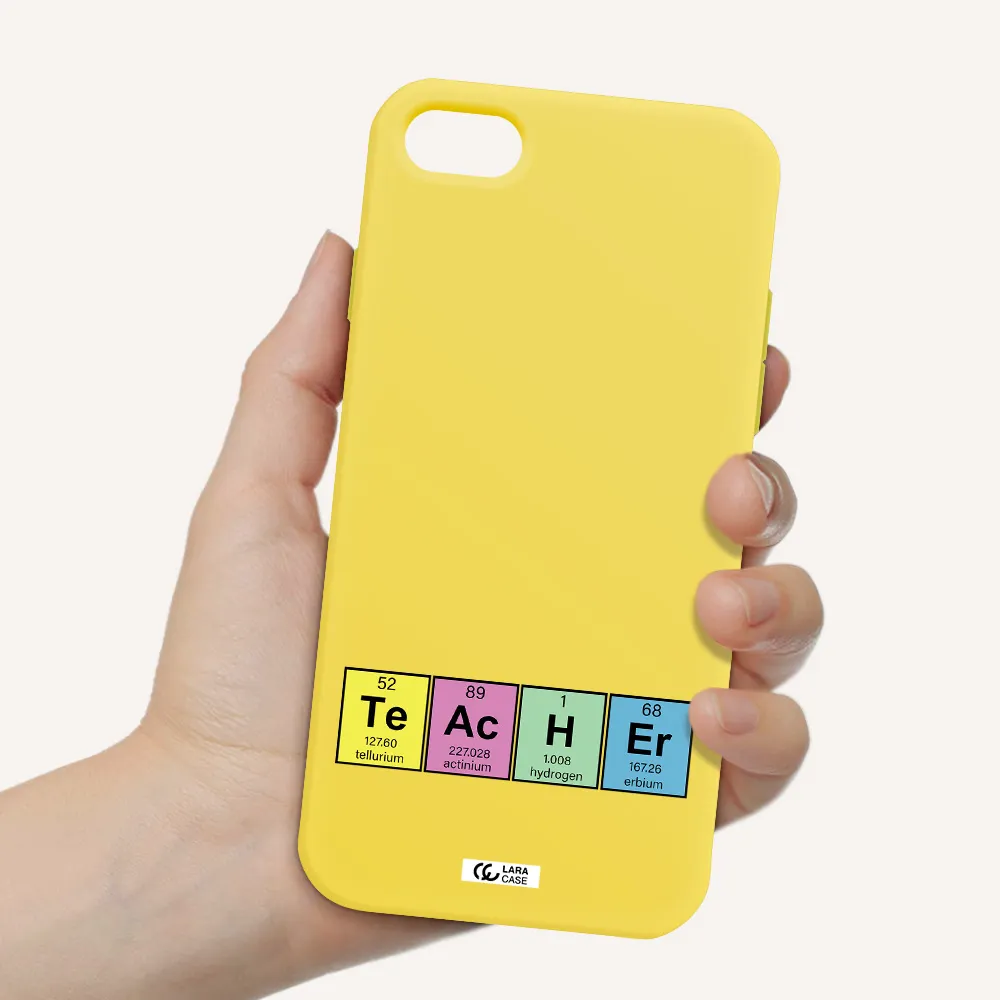 a screenshot of a cell phone Apple iPhone 7 Silicone canary yellow Case