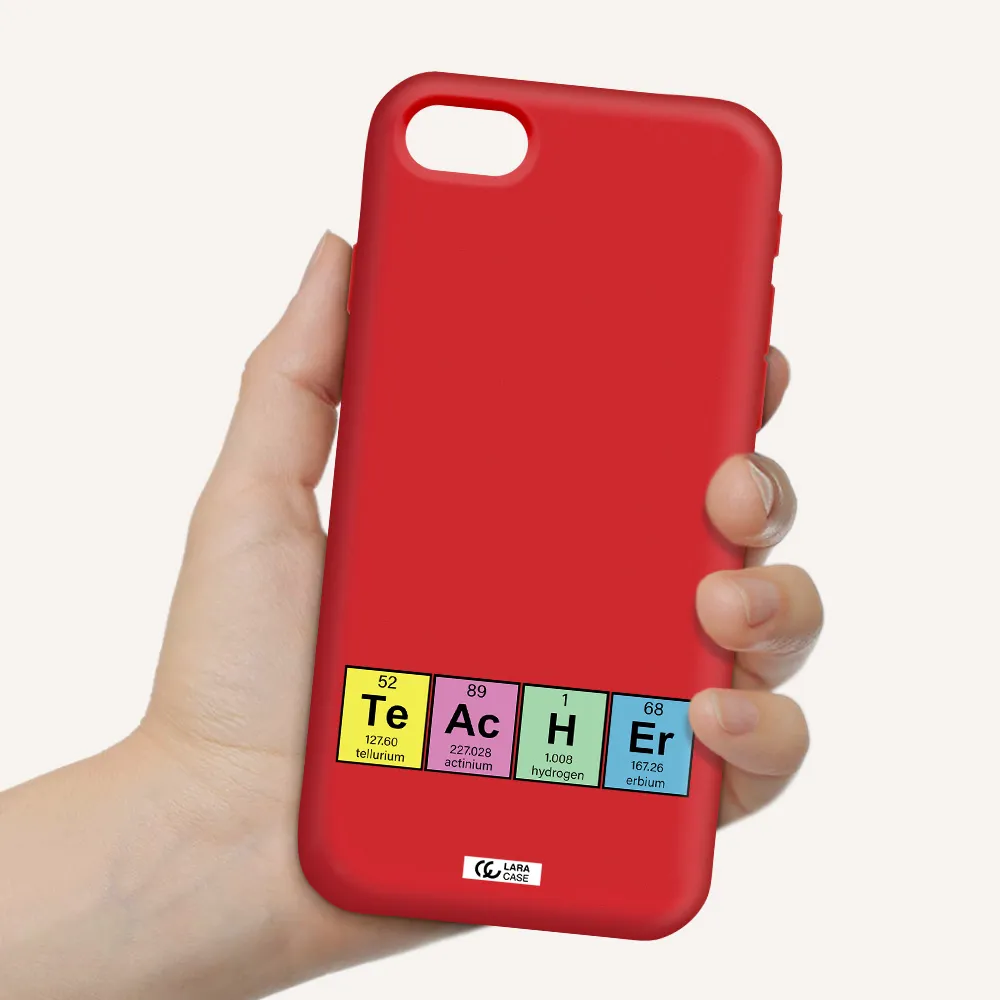 a screenshot of a cell phone Apple iPhone se 2020 Silicone Imperial Red Case